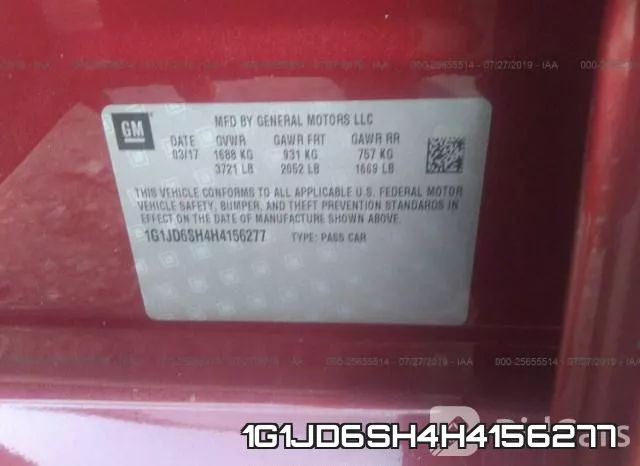 1G1JD6SH4H4156277 фото 10