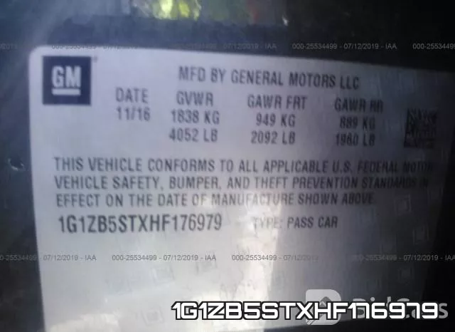 1G1ZB5STXHF176979 фото 10