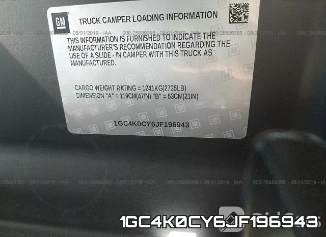 1GC4K0CY6JF196943 фото 10
