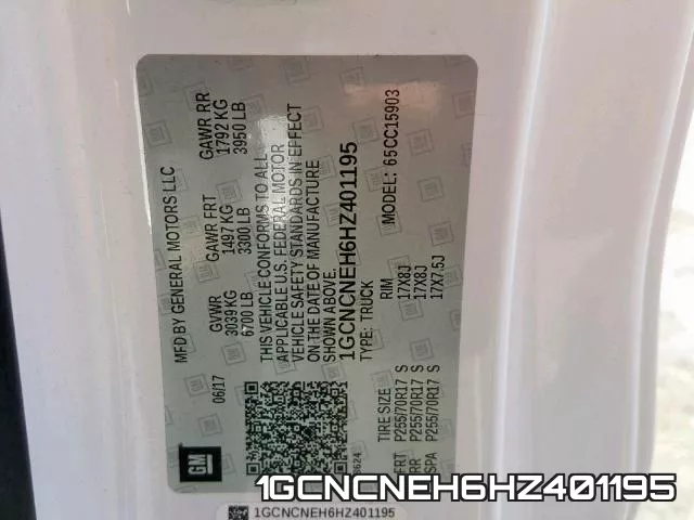 1GCNCNEH6HZ401195 фото 2