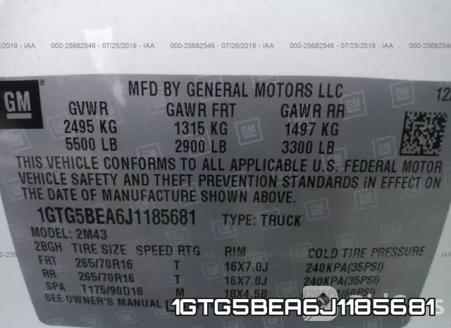 1GTG5BEA6J1185681 фото 10