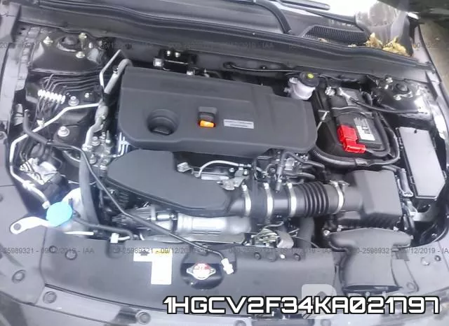 1HGCV2F34KA021797 фото 2