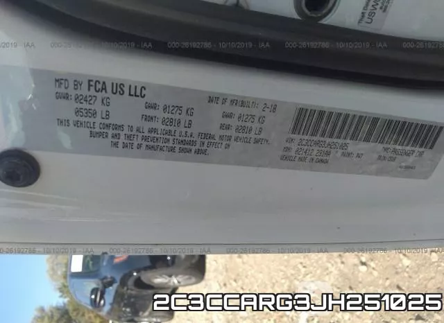 2C3CCARG3JH251025 фото 10
