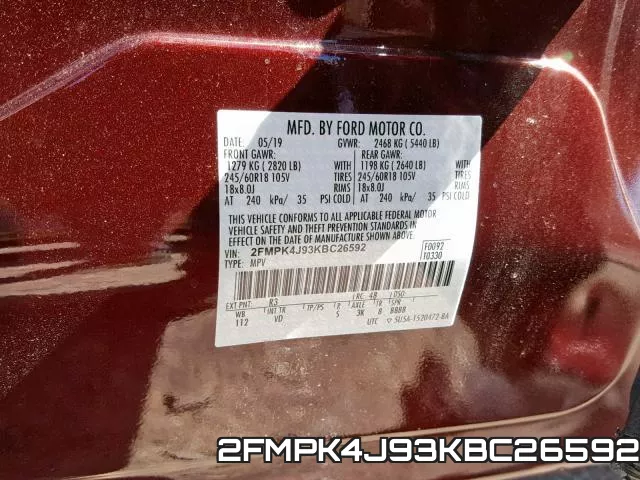 2FMPK4J93KBC26592 фото 2