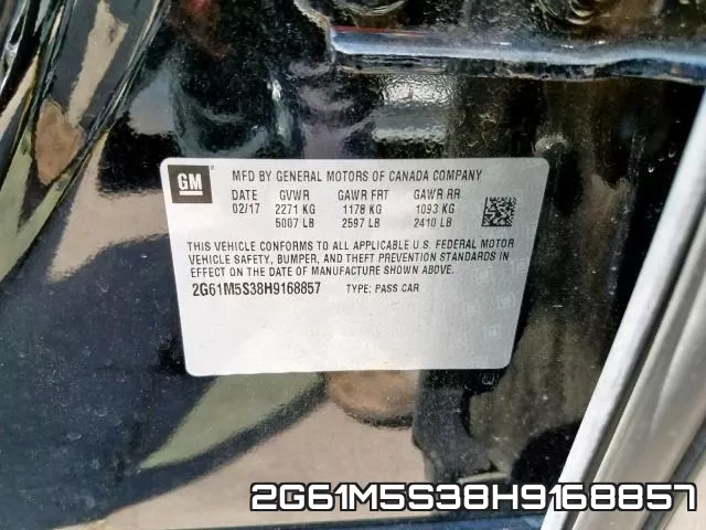 2G61M5S38H9168857 фото 2
