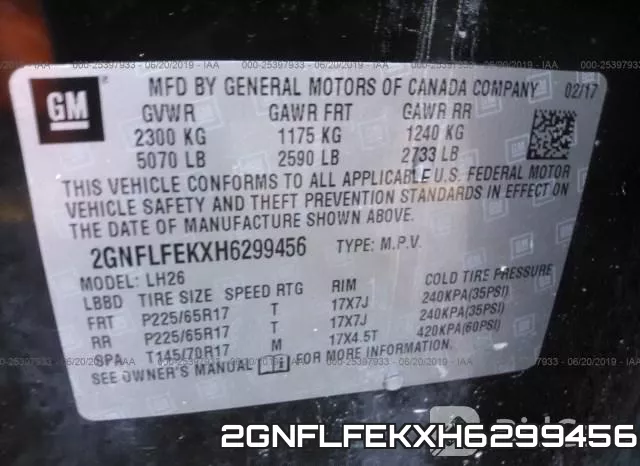 2GNFLFEKXH6299456 фото 10