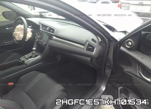 2HGFC1E57KH701534 фото 6