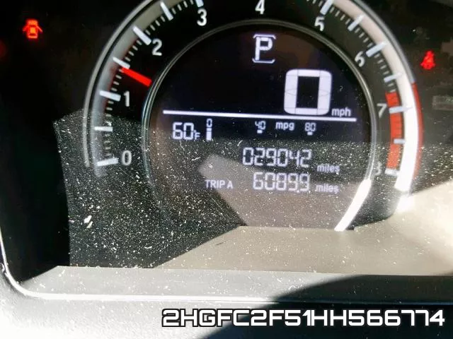 2HGFC2F51HH566774 фото 9