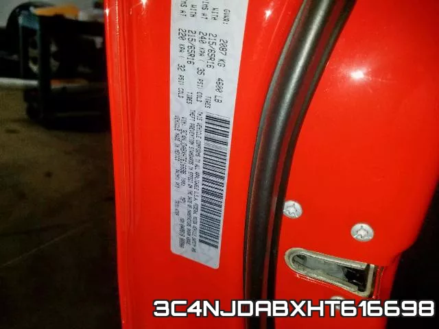 3C4NJDABXHT616698 фото 2