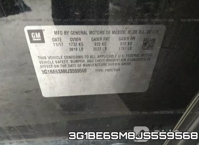 3G1BE6SM8JS559568 фото 10