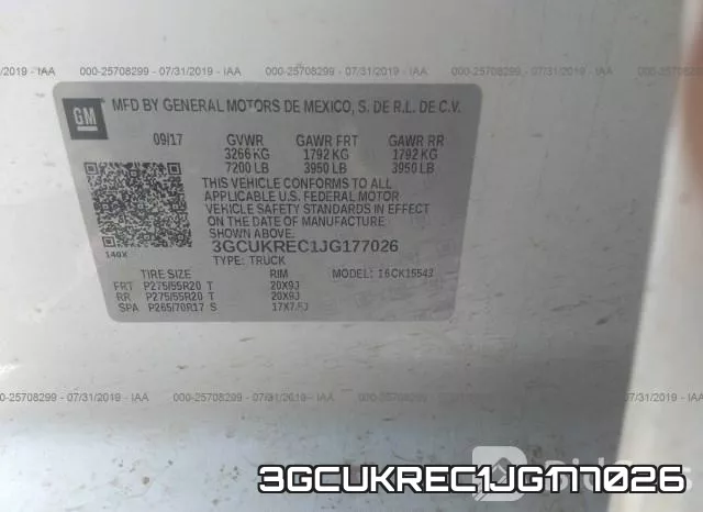 3GCUKREC1JG177026 фото 10