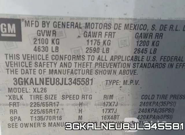 3GKALNEU8JL345581 фото 10
