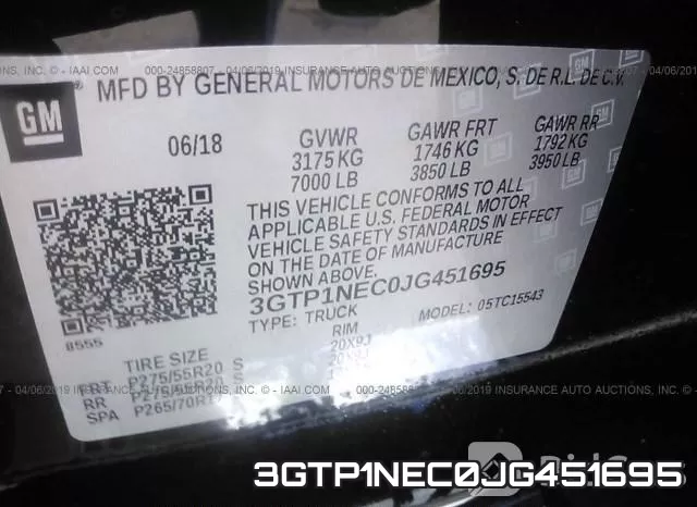 3GTP1NEC0JG451695 фото 10