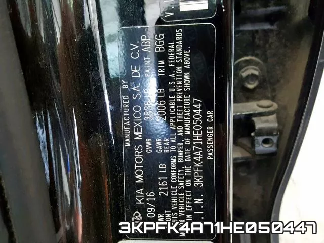 3KPFK4A71HE050447 фото 2