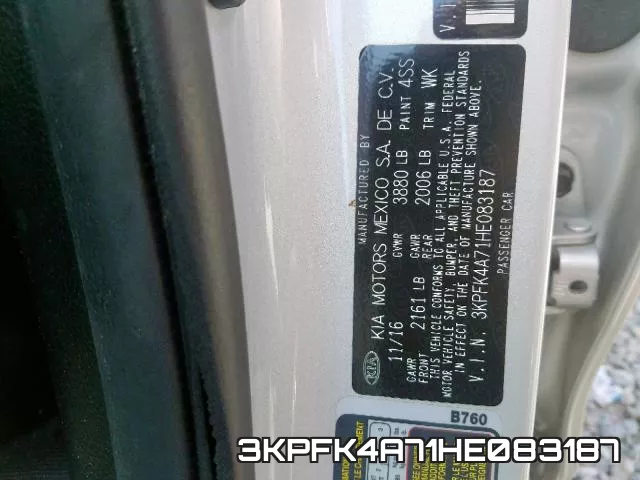 3KPFK4A71HE083187 фото 2