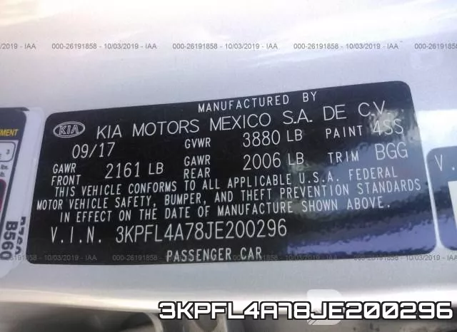 3KPFL4A78JE200296 фото 10