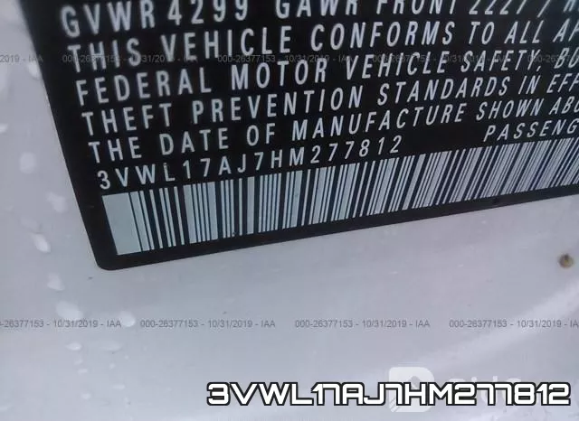 3VWL17AJ7HM277812 фото 10