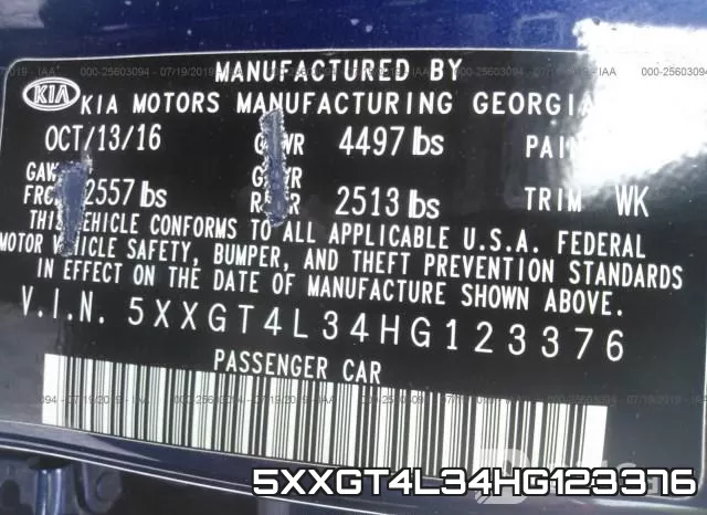 5XXGT4L34HG123376 фото 10