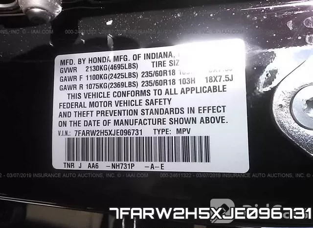 7FARW2H5XJE096731 фото 10