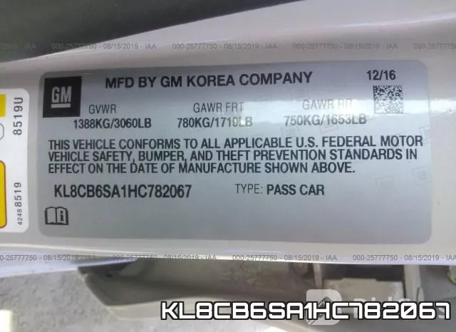 KL8CB6SA1HC782067 фото 10