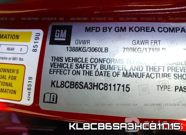 KL8CB6SA3HC811715 фото 10