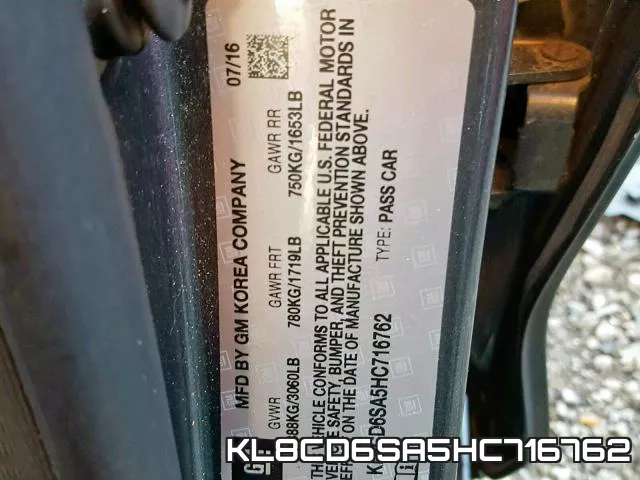 KL8CD6SA5HC716762 фото 2