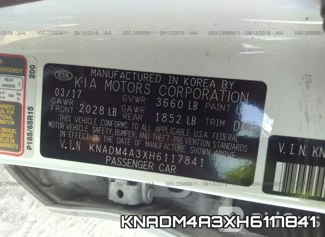 KNADM4A3XH6117841 фото 10