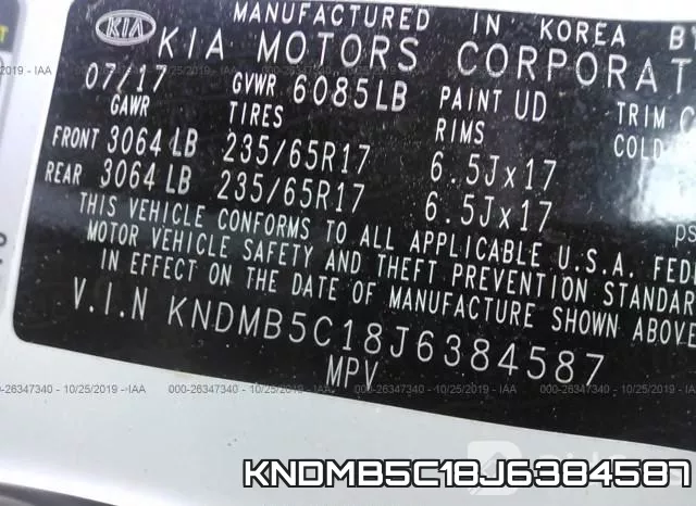 KNDMB5C18J6384587 фото 10