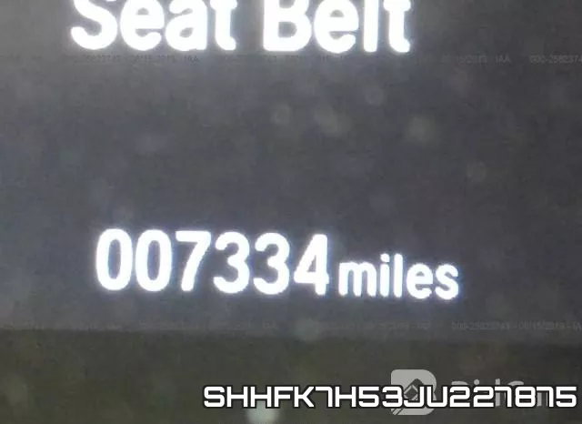 SHHFK7H53JU227875 фото 8