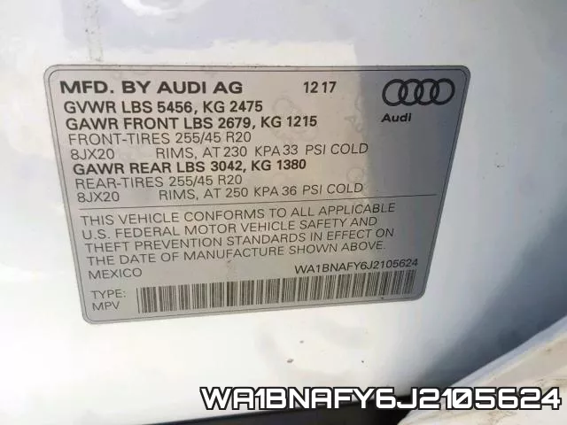 WA1BNAFY6J2105624 фото 2