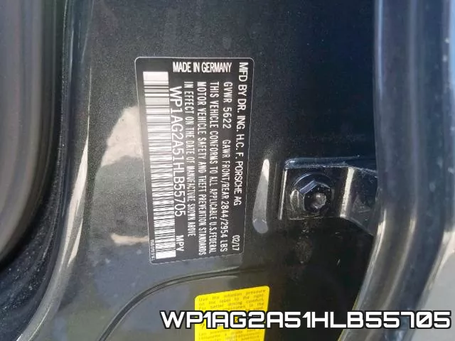 WP1AG2A51HLB55705 фото 2