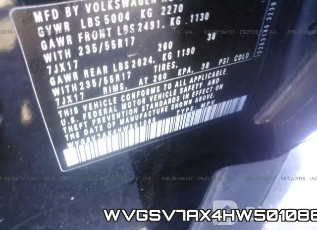 WVGSV7AX4HW501086 фото 10