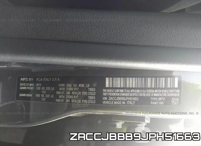 ZACCJBBB9JPH51663 фото 10
