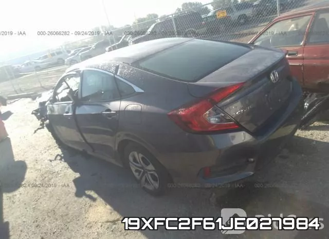 19XFC2F61JE027984 фото 3