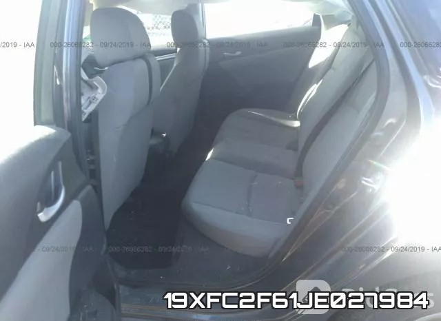 19XFC2F61JE027984 фото 8