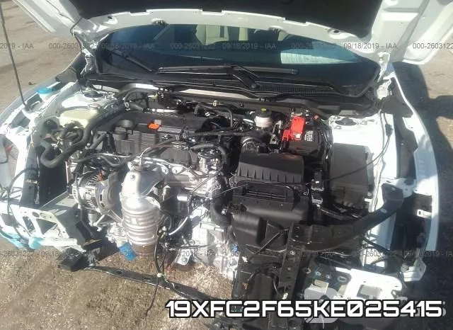 19XFC2F65KE025415 фото 2