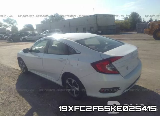 19XFC2F65KE025415 фото 4