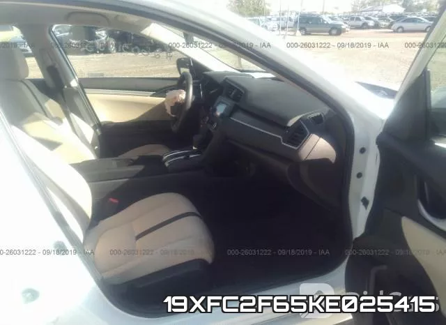 19XFC2F65KE025415 фото 6