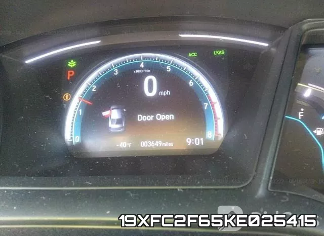 19XFC2F65KE025415 фото 8