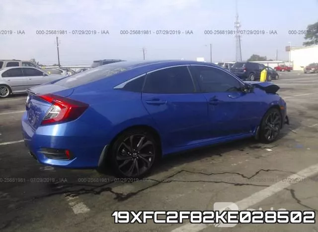 19XFC2F82KE028502 фото 5