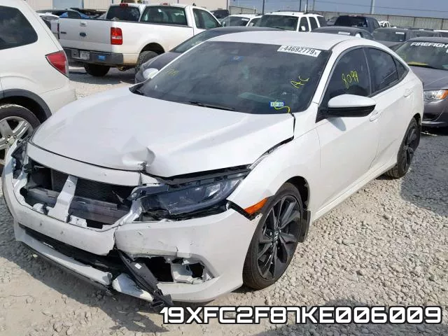 19XFC2F87KE006009 фото 3