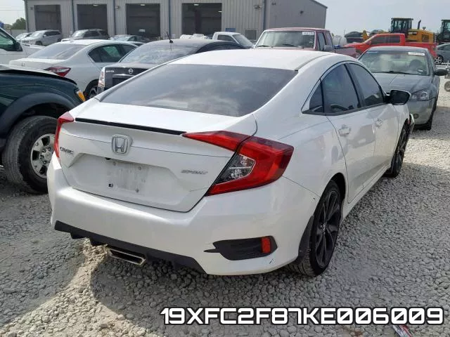 19XFC2F87KE006009 фото 5