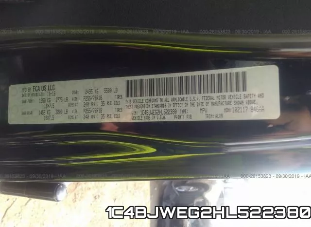 1C4BJWEG2HL522380 фото 10