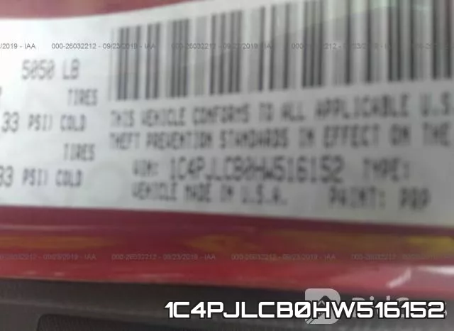 1C4PJLCB0HW516152 фото 10