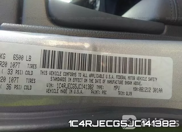 1C4RJECG5JC141382 фото 10