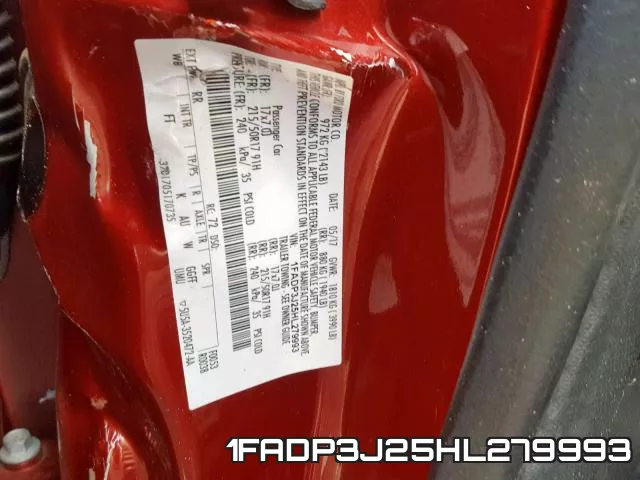 1FADP3J25HL279993 фото 2