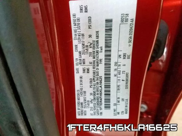 1FTER4FH6KLA16625 фото 2