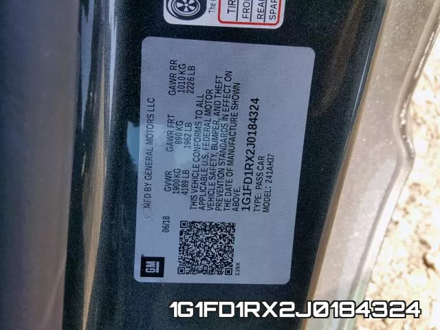 1G1FD1RX2J0184324 фото 2