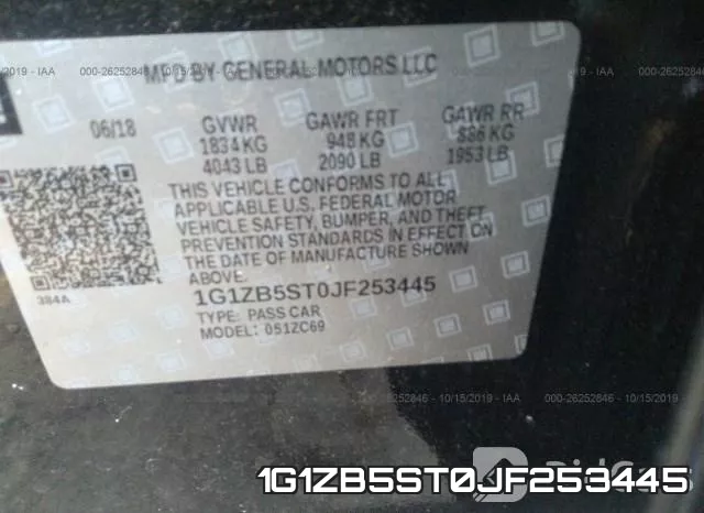 1G1ZB5ST0JF253445 фото 10