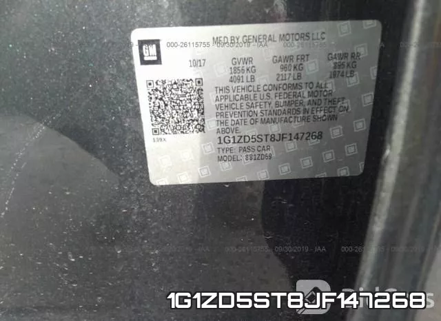 1G1ZD5ST8JF147268 фото 10
